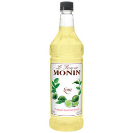 Monin Lime Syrup, 1 Liter, 4 Per Case Monin Lime Syrup, 1 Liter, 4 Per Case