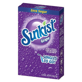 Sunkist Grape Drink Mix, 6 Count, 12 Per Case Sunkist Grape Drink Mix, 6 Count, 12 Per Case