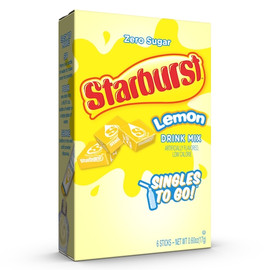 Starburst Lemon Drink Mix, 6 Count, 12 Per Case Starburst Lemon Drink Mix, 6 Count, 12 Per Case