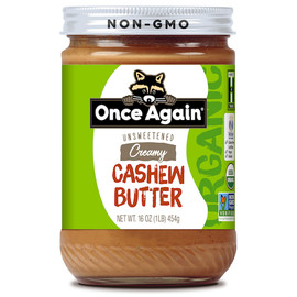 Once Again Nut Butter Organic Cashew Butter, 16 Ounces, 6 Per Case Once Again Nut Butter Organic Cashew Butter, 16 Ounces, 6 Per Case