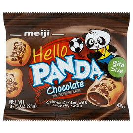 Hello Panda Chocolate Creme Filled Bite Size Cookie, 0.75 Ounce, 256 Per Case