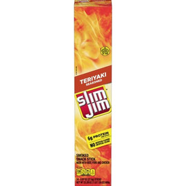 Slim Jim Teriyaki Seasoned, 0.97 Ounces, 144 Per Case