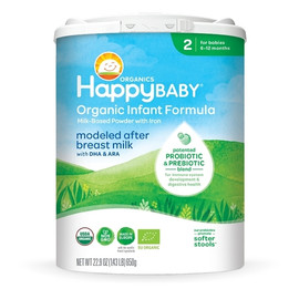 Happy Baby Organic Stage 2 Infant Formula, 22.9 Ounce, 6 Per Case