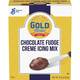 Gold Medal Chocolate Fudge Creme Icing Mix, 30 Pound, 1 Per Case Gold Medal Chocolate Fudge Creme Icing Mix, 30 Pound, 1 Per Case