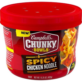 Campbell s Chunky Spicy Chicken Noodle Soup, 15.25 Ounce, 8 Per Case Campbell s Chunky Spicy Chicken Noodle Soup, 15.25 Ounce, 8 Per Case