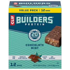 Builders Chocolate Mint Protein Bar, 2.4 Ounce, 12 Per Box, 4 Per Case