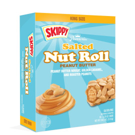 Skippy Salted Nut Roll Peanut Butter, 58.50 Ounce, 8 Per Case