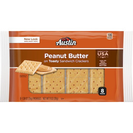 Austin Toasty Cracker With Peanut Butter, 1.38 Ounces, 96 Per Case