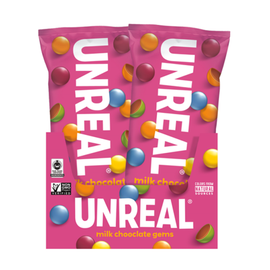 Unreal Candy Milk Chocolate Gems 1.3 Ounce Gems