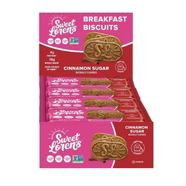 Sweet Loren's Breakfast Biscuits Cinnamon Sugar Caddy Master, 1.6 Ounce, 8 Per Box, 8 Per Case