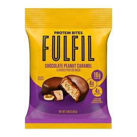 Fulfil Chocolate Peanut Caramel Protein Bites, 1.98 Ounce, 60 Per Case Fulfil Chocolate Peanut Caramel Protein Bites, 1.98 Ounce, 60 Per Case