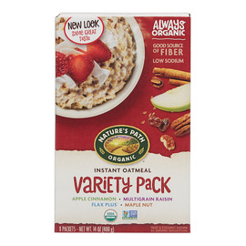 Nature s Path Instant Oatmeal Variety Pack, 14 Ounce, 6 Per Case