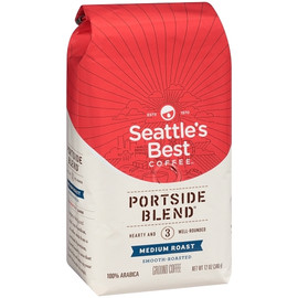 Seattle s Best Portside Blend Ground Coffee, 12 Ounce, 6 Per Case