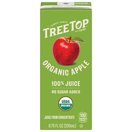 Tree Top Organic Apple Juice, 6.75 Fluid Ounce, 40 Per Case