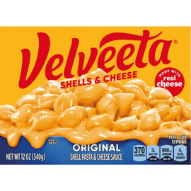Kraft Velveeta Shells & Cheese, 12 Ounce, 24 Per Case