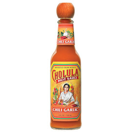 Cholula Chili Garlic Hot Sauce Bottle, 5 Fluid Ounce, 12 Per Case