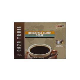 Caza Trail Coffee Breakfast Blend Decaffeinated, 24 Each, 4 Per Case