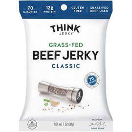 Think Jerky Classic Beef Jerky, 1 Ounce, 24 Per Case