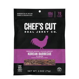 Chef s Cut Real Jerky Co. Smoked Chicken Breast Korean Style, 2.5 Ounces, 8 Per Case