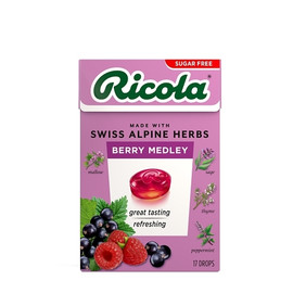 Ricola Soft Berry Medley, 18 Count, 10 Per Pack, 12 Per Case