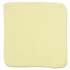 Microfiber Cleaning Cloths, 12 X 12, Yellow, 24/bag