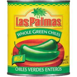 Las Palmas Whole Green Chile, 27 Ounce, 12 Per Case