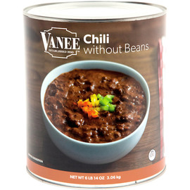 Vanee Chili Without Beans, 108 Ounces, 6 Per Case Vanee Chili Without Beans, 108 Ounces, 6 Per Case