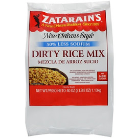 Zatarains Dirty Rice Mix, 40 Ounce, 6 Per Case Zatarains Dirty Rice Mix, 40 Ounce, 6 Per Case