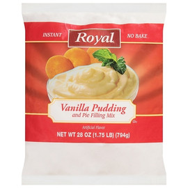 Royal Vanilla Flavored Instant Pudding Mix & Pie Filling, 28 Ounce, 12 Per Case
