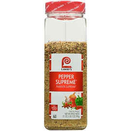 Lawry s Pepper Supreme, 21 Ounce, 6 Per Case