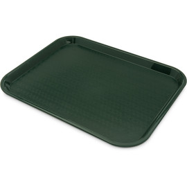 Carlisle 18 Inch X 14 Inch Forest Green Caf?© Tray, 12 Each