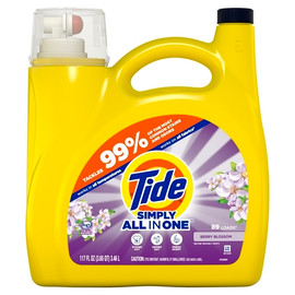 Tide High Suds Berry Blossom Laundry Detergent, 117 Fluid Ounce, 4 Per Case