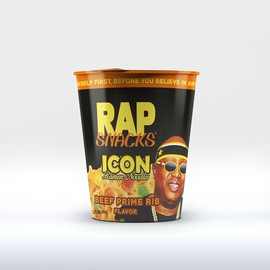 Rap Snacks Beef Prime Rib Ramen Noodle, 2.25 Ounce, 12 Per Case