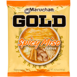 Maruchan Spicy Miso Ramen Noodles, 4.21 Ounce, 5 Per Case