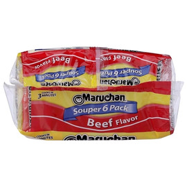 Maruchan Beef Flavored Ramen Noodle Soup, 18 Ounce, 4 Per Case