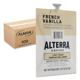 Alterra French Vanilla Coffee Freshpack, 100/Carton