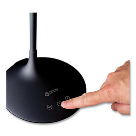 OttLite Wellness Series Pivot Led Desk Lamp With Dual Shades, 13.25" To 26" High, Black