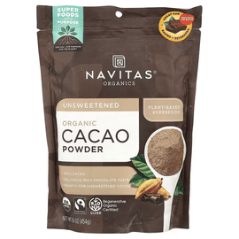 Navitas Organics Cacao Powder, 16 Ounce, 6 Per Case