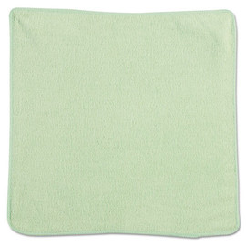 Microfiber Cleaning Cloths, 12 X 12, Green, 24/pack
