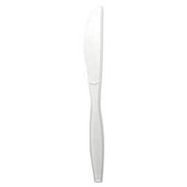 Heavyweight Polypropylene Cutlery, Knife, White, 1000/carton