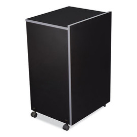 Oklahoma Sound AV Cart/Lectern Base, 21.12 X 17.5 X 33.75, Black