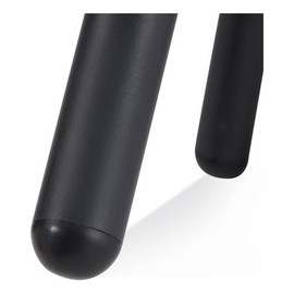 NPS 6800 Series Height Adjustable Wood Seat Swivel Stool, Supports Up To 300 Lb, 19" To 25" Seat Height, Maple Seat/black Base