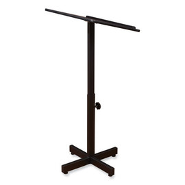 Oklahoma Sound Portable Presentation Lectern Stand, 20 X 18.25 X 44, Cherry