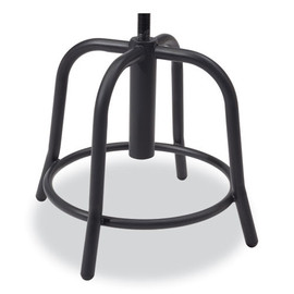 NPS 6800 Series Height Adjustable Metal Seat Stool, Supports Up To 300 Lb, 18" To 24" Seat Height, Persian Blue Seat/black Base