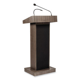 Oklahoma Sound Orator Lectern, 22 X 17 X 46, Ribbonwood