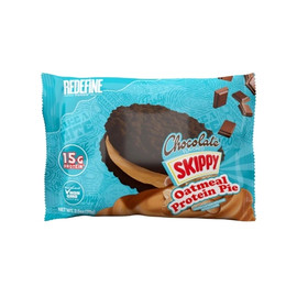 Redefine Foods Chocolate Peanut Butter Oatmeal Protein Pie Warehouse Case Shipper, 2.47 Ounce, 8 Per Pack, 2 Per Case