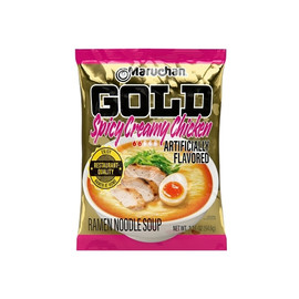 Maruchan Gold Spicy Creamy Chicken Ramen Noodle Soup, 3.34 Ounce, 5 Per Case