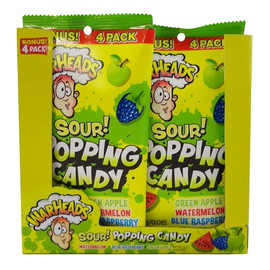 Hilco Sweets Warheads Popping Candy, 0.98 Ounce, 12 Per Pack, 4 Per Case