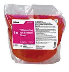 Ecolab Disinfectant Acid Bathroom Cleaner, 2 L, 2/CT
