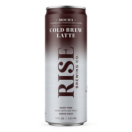 Rise Brewing Co. Organic Cold Brew Mocha Coffee Latte, 11 Fluid Ounce, 12 Per Case